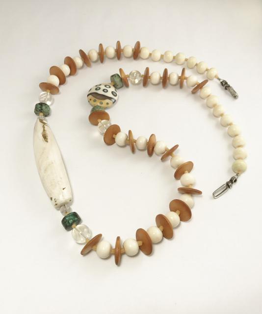 A Chapter From the Silk Road: from Asia, via Europe all the way to Africa – Long Single Strand Necklace
