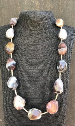 Botswana Agate "Time for Change" Necklace